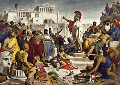 A constituição da cidadania clássica e o regime democrático ateniense